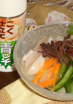 青じそ風味の　ほたてとはるさめのサラダ❁-レシピのメイン写真
