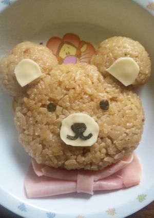 キャラ弁 リラクマちゃん-レシピのメイン写真