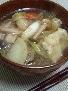 母の味。野菜たっぷり♪すいとん-レシピのメイン写真