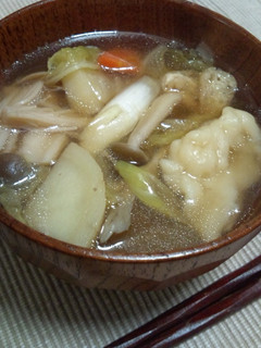 母の味。野菜たっぷり♪すいとん-レシピのメイン写真