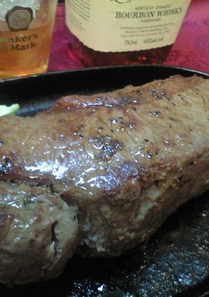分厚いサーロインステーキを焼く♪-レシピのメイン写真