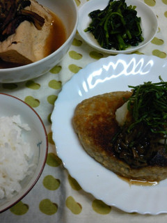 もっちり!蓮根と豆腐のハンバーグ-レシピのメイン写真