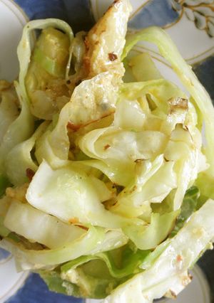 キャベツの豆板醤ナンプラー卵とじ-レシピのメイン写真