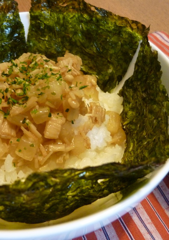 韓国のりと一緒に☆大根とえのきの混ぜご飯-レシピのメイン写真