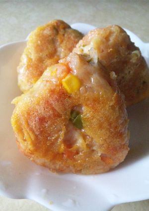 チキンライス焼きおにぎり♪-レシピのメイン写真