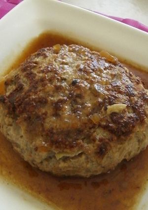 青じそドレッシングでハンバーグ-レシピのメイン写真