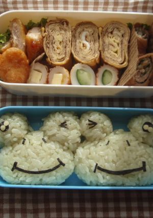 キャラ弁♪カエルちゃんゴハン-レシピのメイン写真