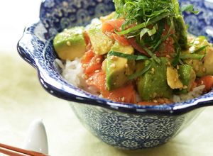 スモークサーモンとアボカドの簡単丼♪-レシピのメイン写真