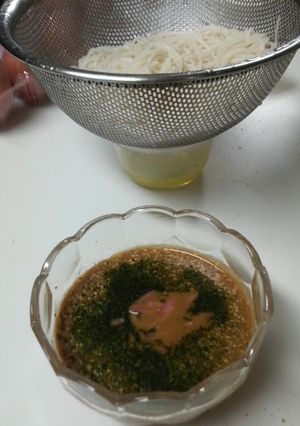 お好み焼き!?なつけ素麺♪ナニワっ子風♪-レシピのメイン写真