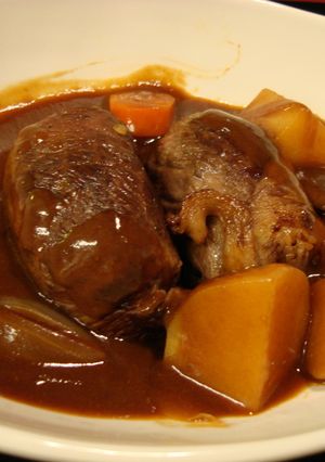 肉巻きおにぎりＤＥビーフシチュー-レシピのメイン写真