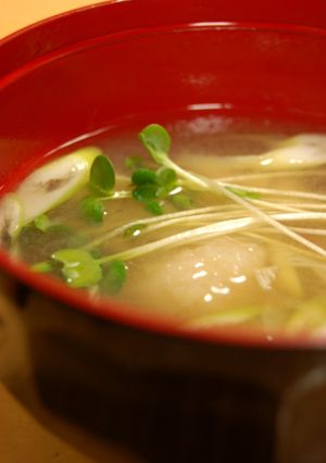 蓮根団子汁-レシピのメイン写真