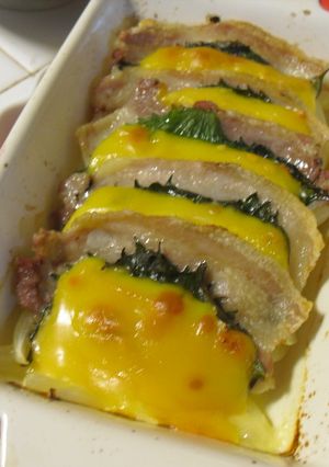 豚バラと切れてるチーズの重ね焼き☆-レシピのメイン写真