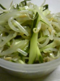 簡単?手抜き?もやしときゅうりのナムル-レシピのメイン写真