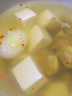 韓国あさりと豆腐のスープ モシチョゲグク-レシピのメイン写真