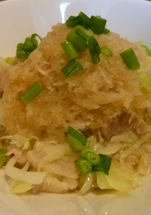 つゆだく最高☆キャベツの大根おろしがけ-レシピのメイン写真