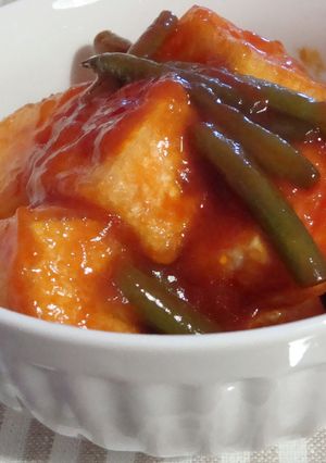 豆腐のチリソース煮-レシピのメイン写真
