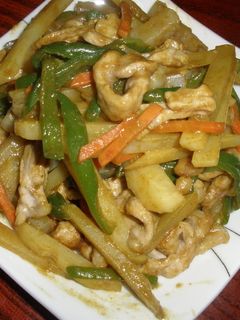 ルクエで♡カレー風味の野菜炒め風-レシピのメイン写真