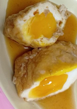 🍀油揚げの卵きんちゃく🍀-レシピのメイン写真