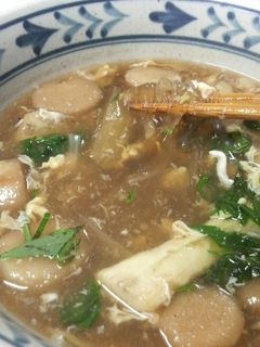 なすとお麩がとろける・・☆和春雨スープ☆-レシピのメイン写真