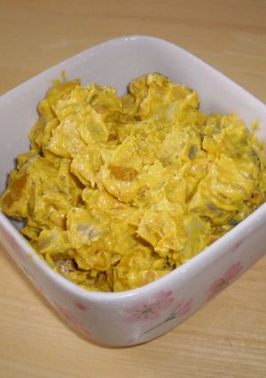 かぼちゃの煮物・リメイク・甘~いサラダ-レシピのメイン写真
