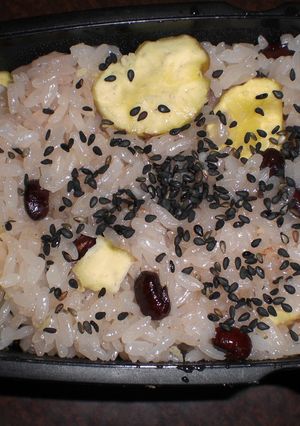 栗のお赤飯-レシピのメイン写真