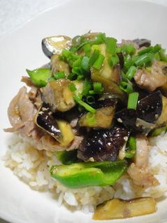 青じそ風味☆みそ炒め丼-レシピのメイン写真