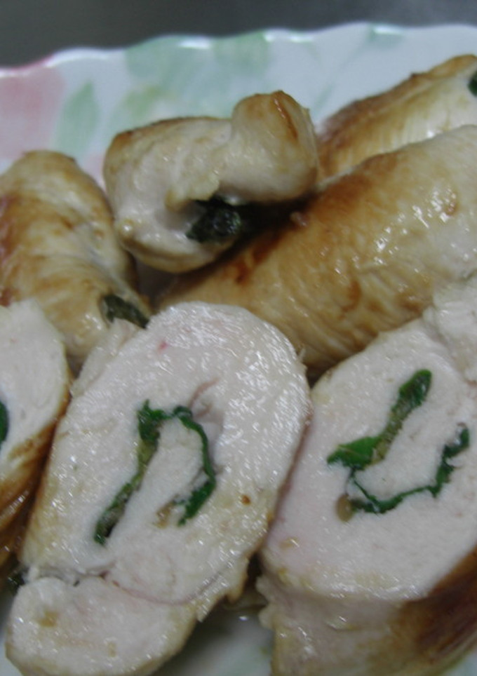 ★★とりの梅しそ巻き焼き★★-レシピのメイン写真