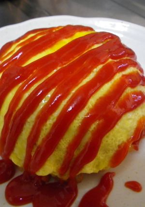 巻かないまんまるオムライス♪-レシピのメイン写真