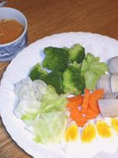 温野菜のガトガト風サラダ-レシピのメイン写真