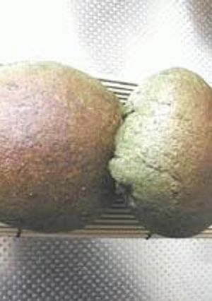 ヨモギ小豆ベーグル-レシピのメイン写真