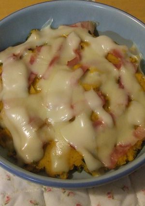 お弁当にも♡かぼちゃのチーズ焼き-レシピのメイン写真
