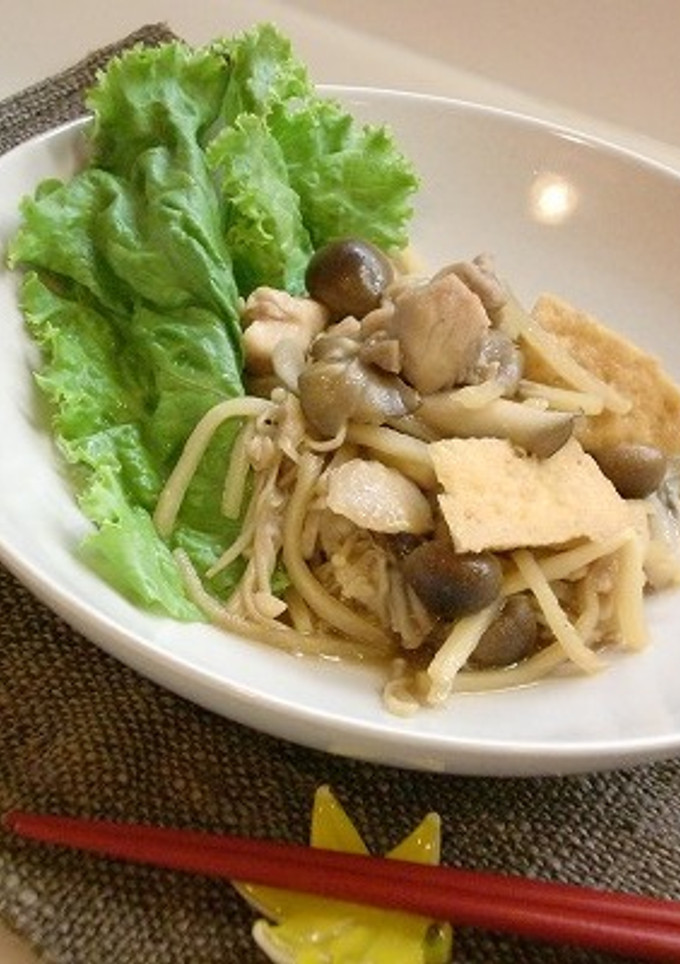 きのこと鶏肉の柚胡椒炒め-レシピのメイン写真