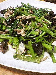 空芯菜と豚肉☆オイスターソース炒め-レシピのメイン写真