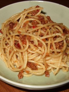 肉味噌のパスタ-レシピのメイン写真