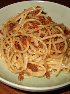 肉味噌のパスタ-レシピのメイン写真