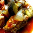 茄子と鶏肉のささっとトマト煮
