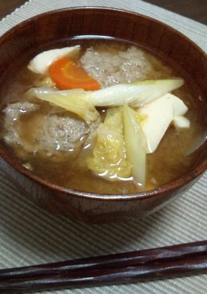 野菜たっぷり!さんまのつみれ汁-レシピのメイン写真