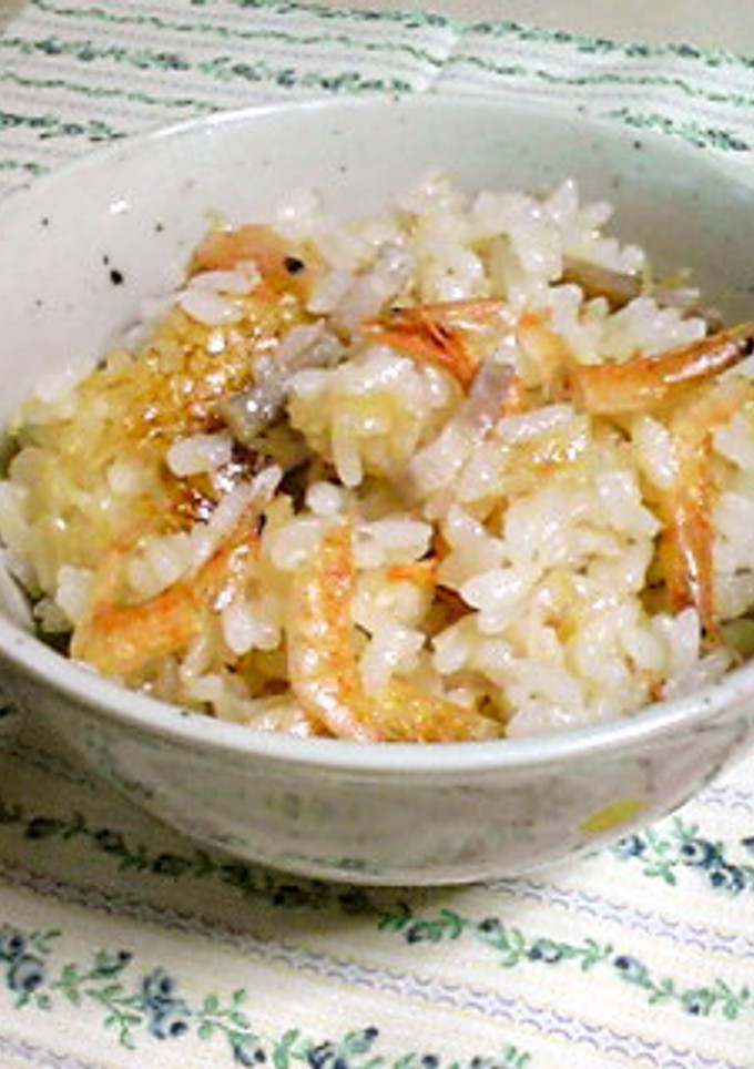 桜海老と帆立の洋風炊き込みご飯♪-レシピのメイン写真
