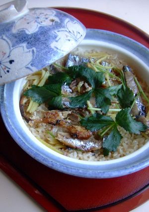 秋刀魚の土鍋炊き込みご飯-レシピのメイン写真