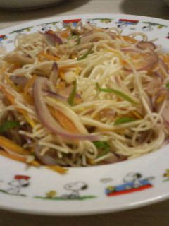 素麺とあまり野菜でビーフン風炒め-レシピのメイン写真