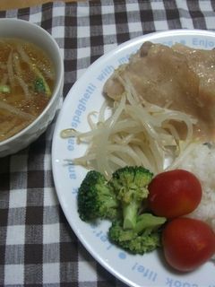 ルクエで蒸し鳥ワンプレート!スープ付き☆-レシピのメイン写真