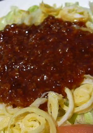ピリ辛韓国風肉味噌ジャージャー麺-レシピのメイン写真