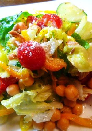 色々野菜とひよこ豆のサラダ-レシピのメイン写真