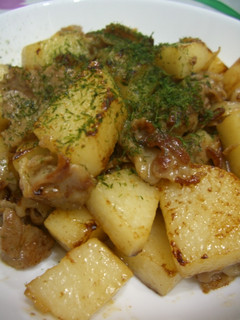 長芋と豚肉のバター醤油♪-レシピのメイン写真
