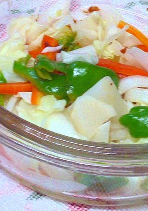 あと一品！レンジで彩り野菜の簡単マリネ-レシピのメイン写真