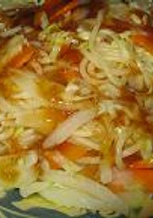 青じそドレッシングで簡単！野菜でパスタ-レシピのメイン写真