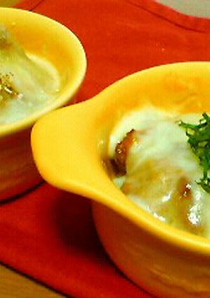 里芋の肉味噌チーズ焼き-レシピのメイン写真