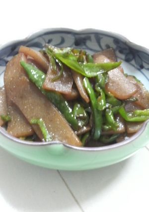 ピリ辛こんにゃくとうがらし-レシピのメイン写真