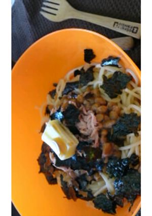 ひとりランチに！納豆ツナパスタ-レシピのメイン写真