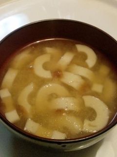 材料2つ、だし不要♥ちくわのお味噌汁-レシピのメイン写真